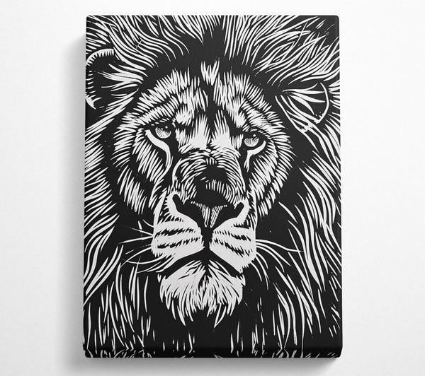 Lithograph Chunky Lion