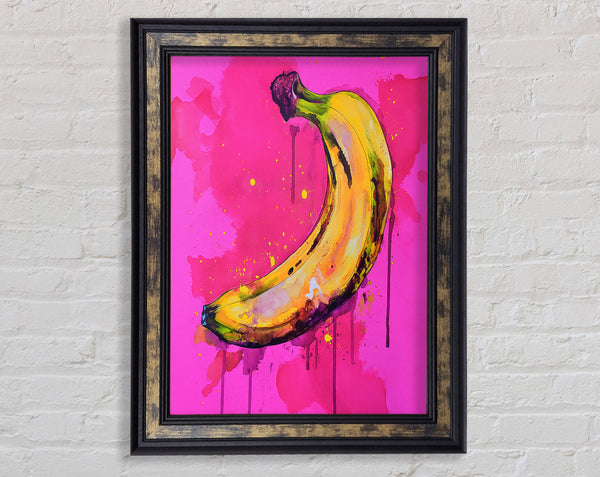 Messy Water Colour Banana