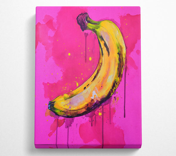 Messy Water Colour Banana