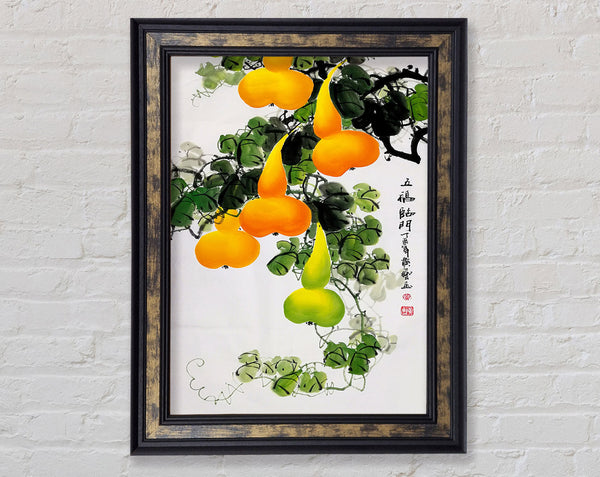 Orange And Green Fruit Tree