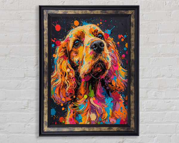 Paint Splatter Dog