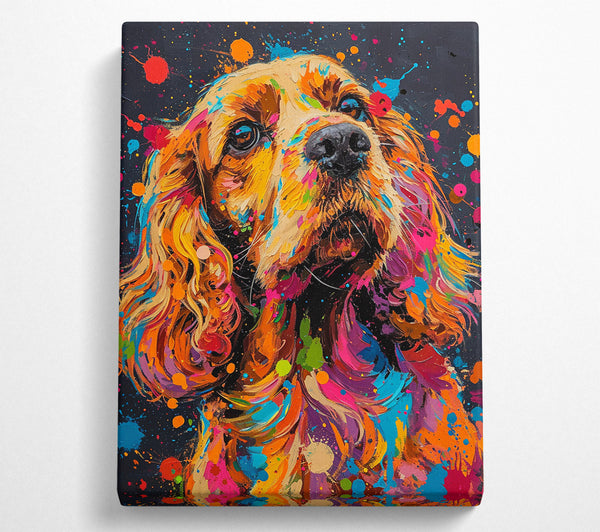 Paint Splatter Dog