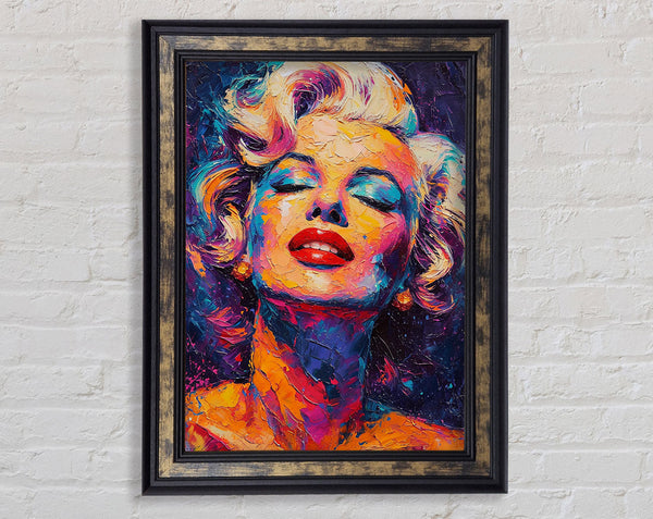 Painted Marilyn Monroe