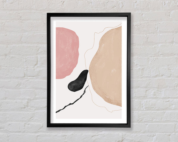 Pink And Beige Abstract Pattern