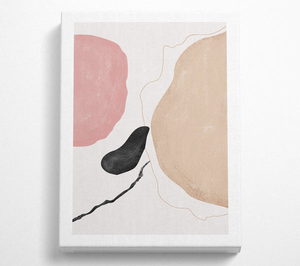 Pink And Beige Abstract Pattern