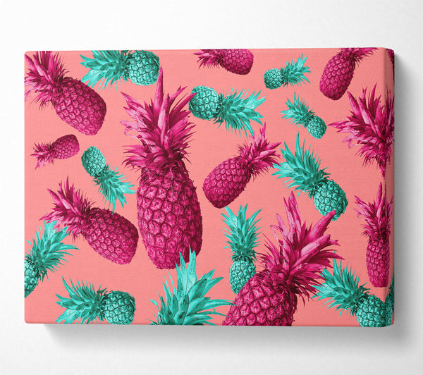 Pink And Green Pineapples