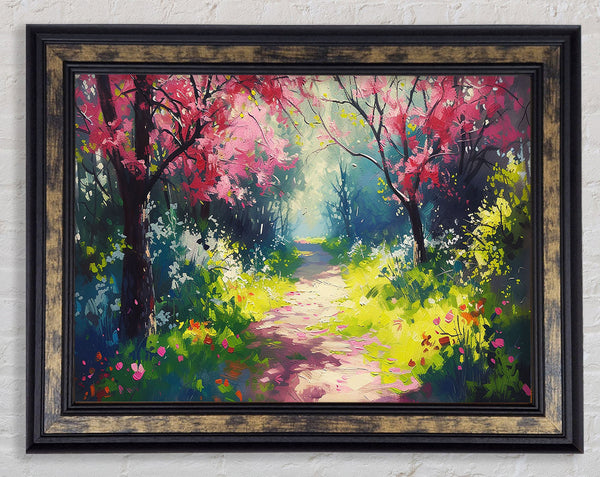 Pink Blossom Forest