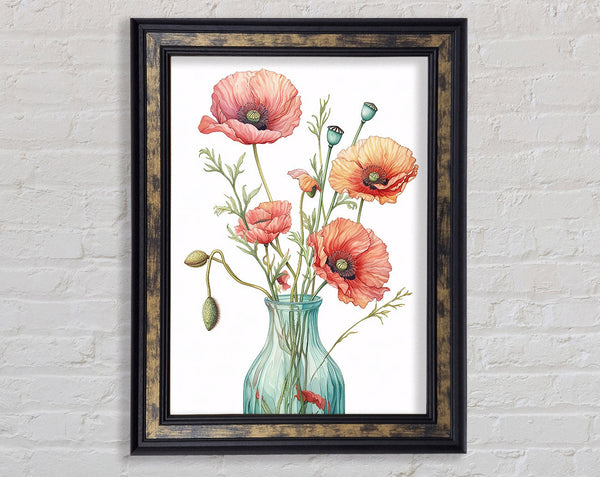 Poppies In A Vase