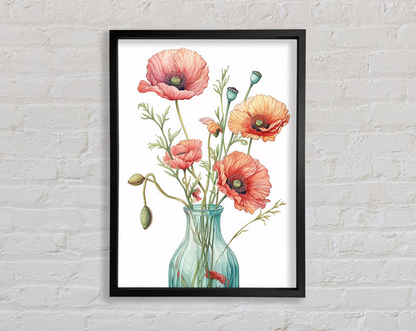 Poppies In A Vase