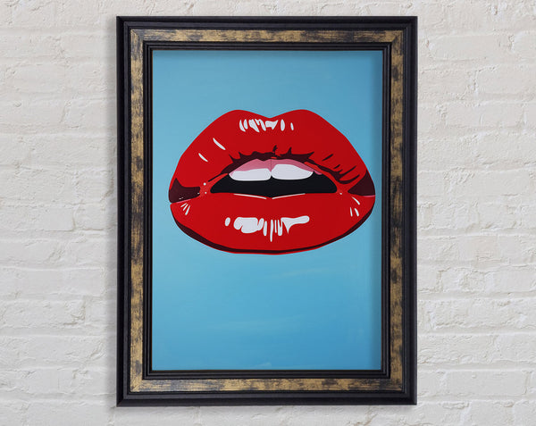 Red Lips Pop Art