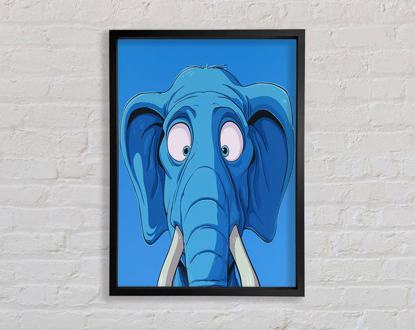 Shocked Blue Elephant