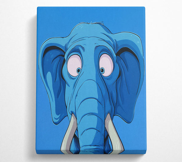 Shocked Blue Elephant