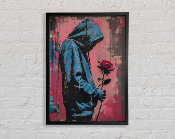 Single Rose Hoodie