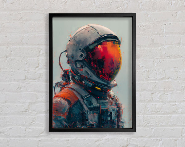 Spaceman Lines Art