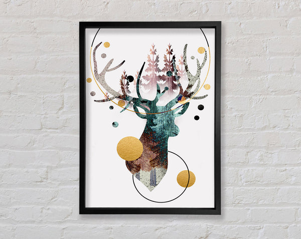 Stag And Spheres