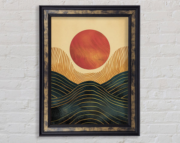 Sun And Wave Illustration