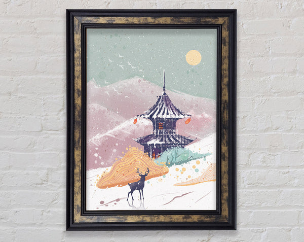 Temple In The Snow