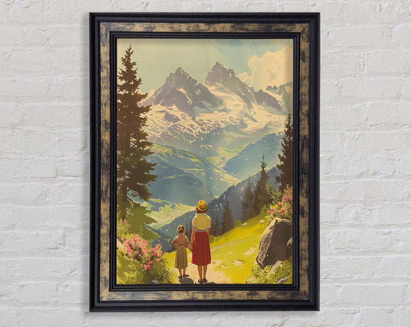 Travel Poster Mountains