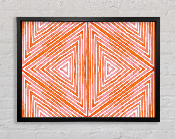 Triangle Orange Lines