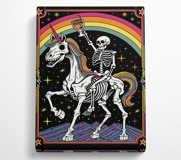 Unicorn And Skeleton