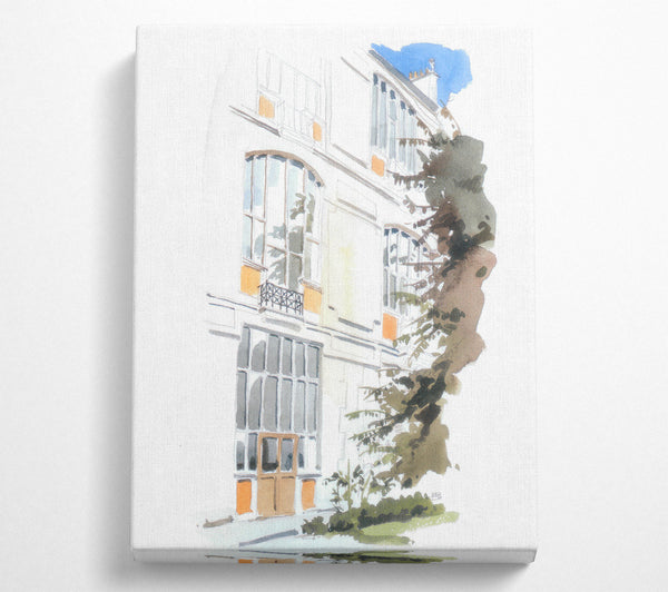 Watercolour Balcony