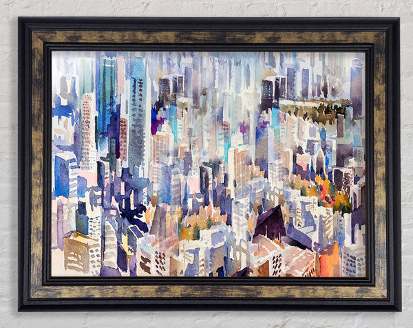 Watercolour City View