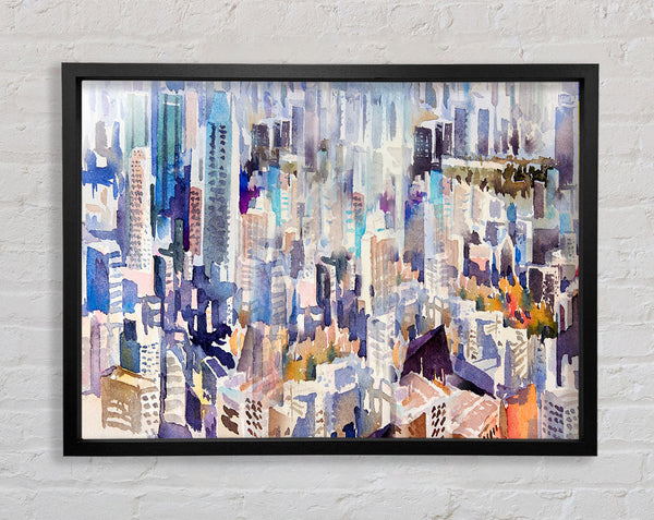 Watercolour City View