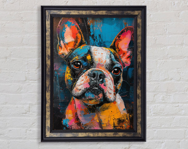 Watercolour French Bulldog Beauty