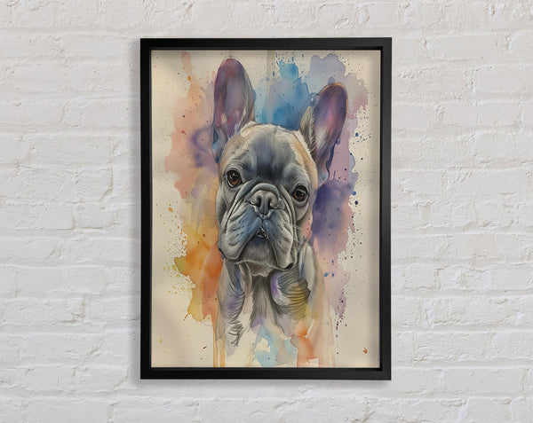 Watercolour Frenchie Cute