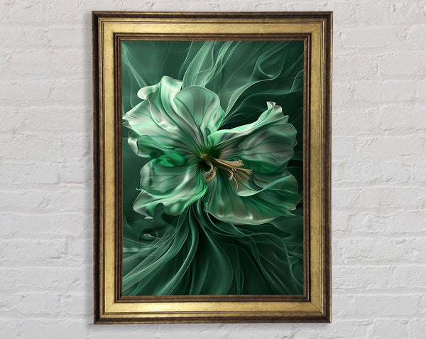 White And Green Flower Flow