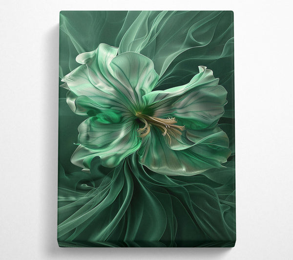 White And Green Flower Flow