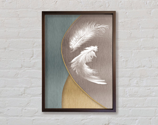 Walnut Feathers  Abstract