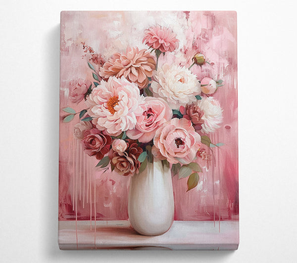 Pink Peonies And Roses