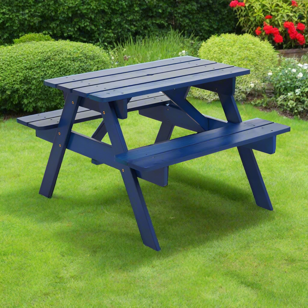 Brighton Blue Kids Picnic Bench