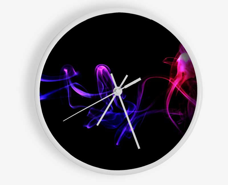 Abstract Smoke Clock - Wallart-Direct UK