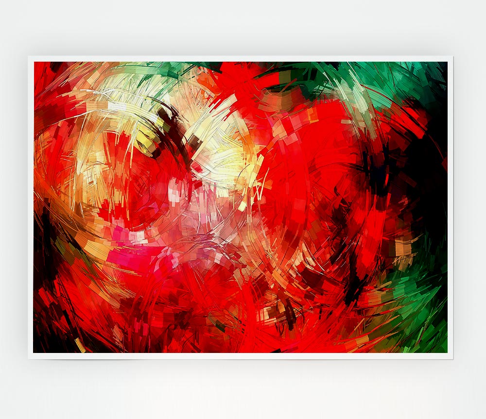 Abstract Swirl Design Print Poster Wall Art