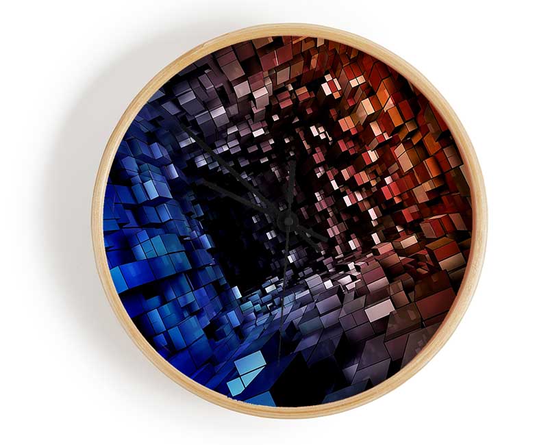 Abstract Tunnel Clock - Wallart-Direct UK