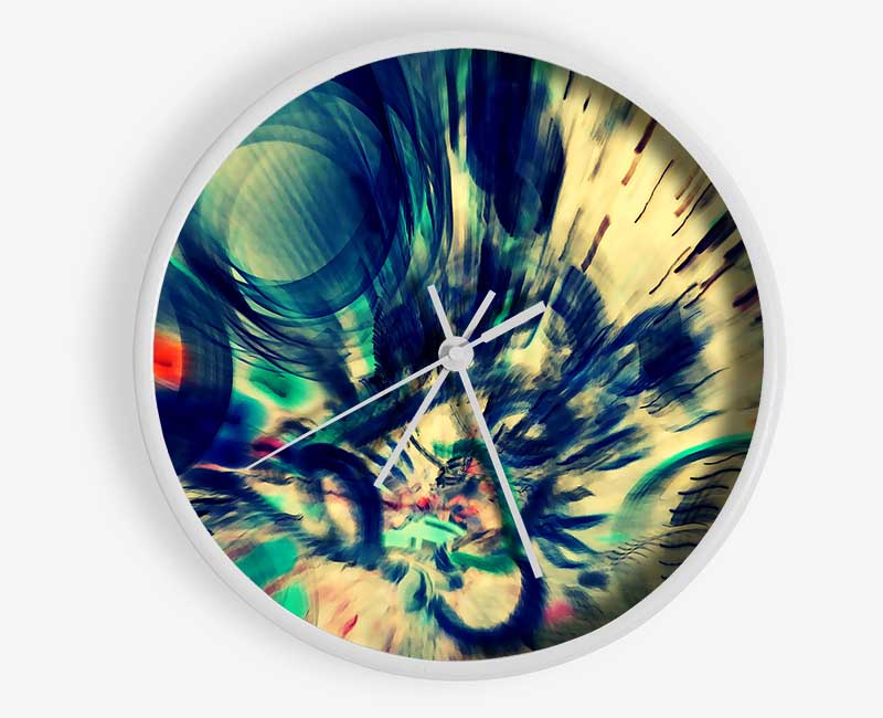 Abstraction Clock - Wallart-Direct UK