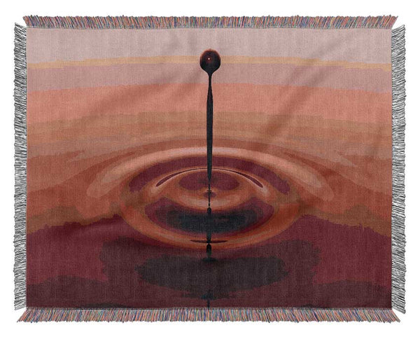 Attention Droplet Woven Blanket