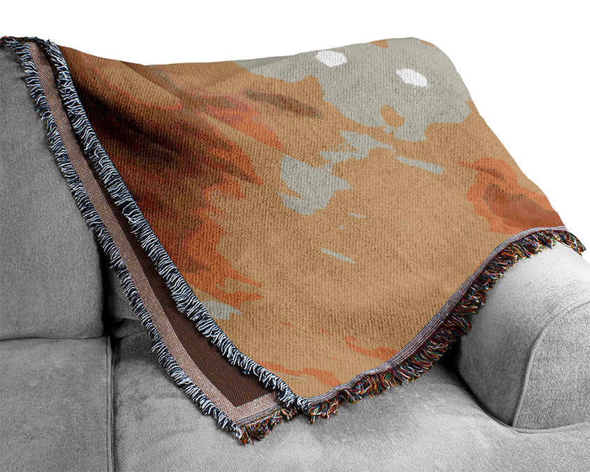 Autumn Grass Woven Blanket