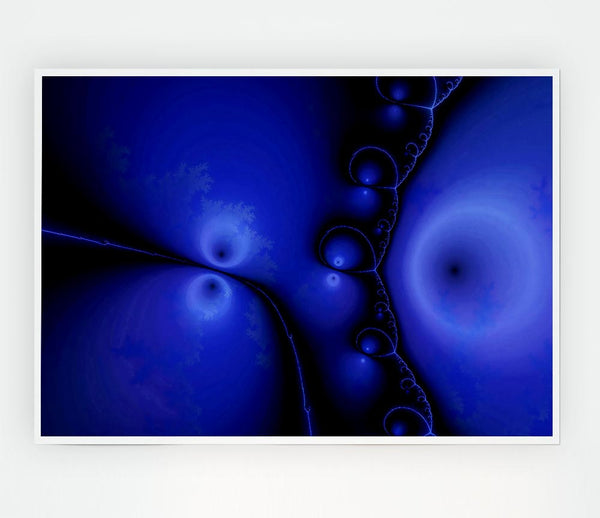 Blue Combined Print Poster Wall Art