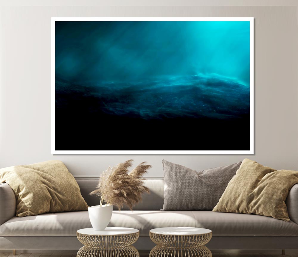 Blue Heaven Print Poster Wall Art