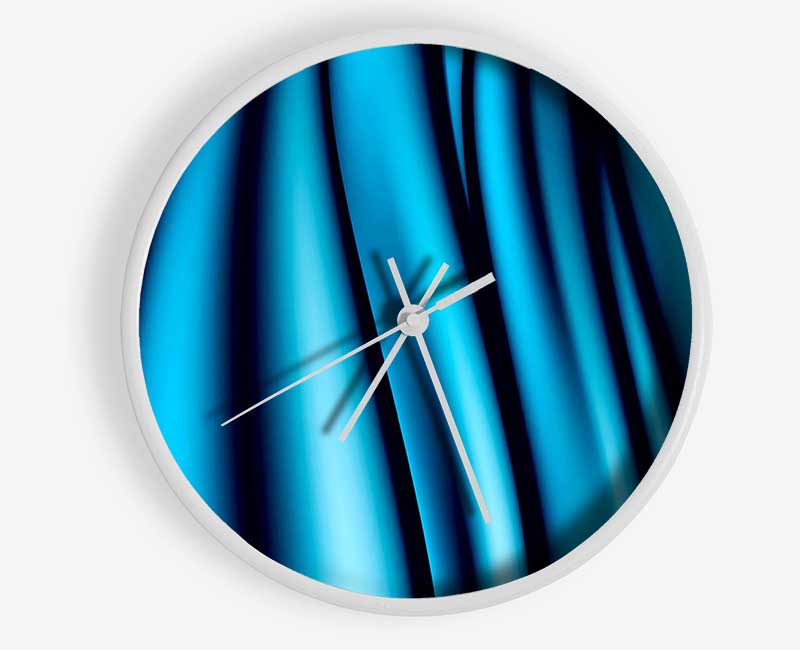 Blue Ice Sculptor Clock - Wallart-Direct UK