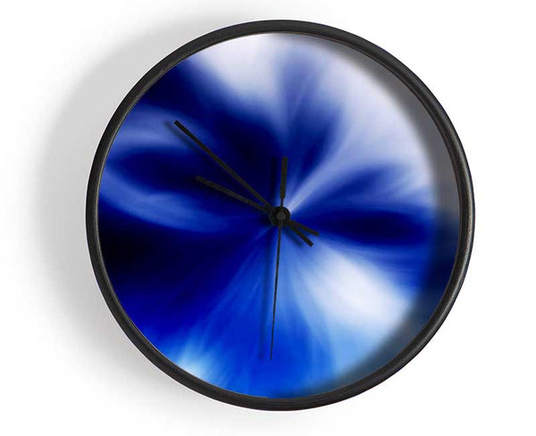 Blue Magical Daisy Centre Clock - Wallart-Direct UK