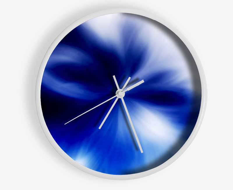 Blue Magical Daisy Centre Clock - Wallart-Direct UK