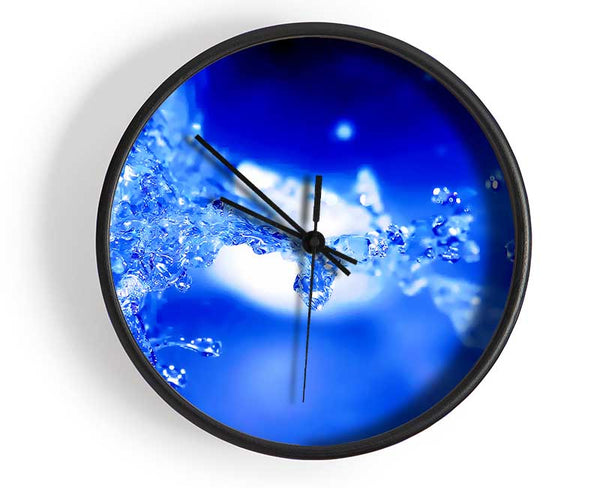 Blue Parting Clock - Wallart-Direct UK