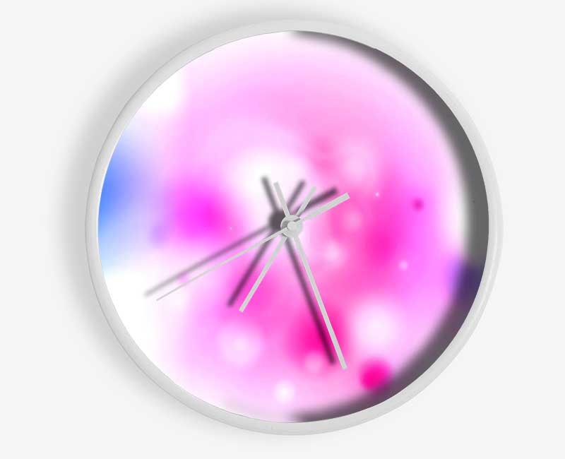 Blurred Colours Clock - Wallart-Direct UK