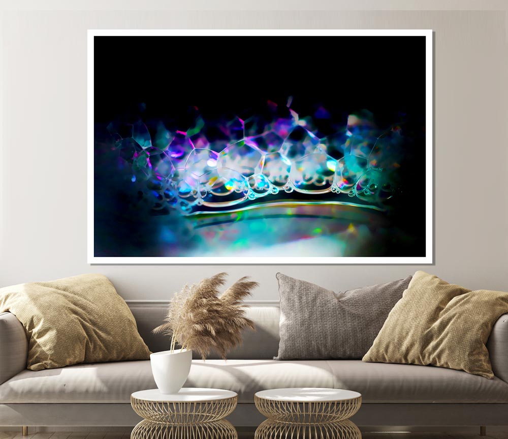 Bubble Oil Print Poster Wall Art