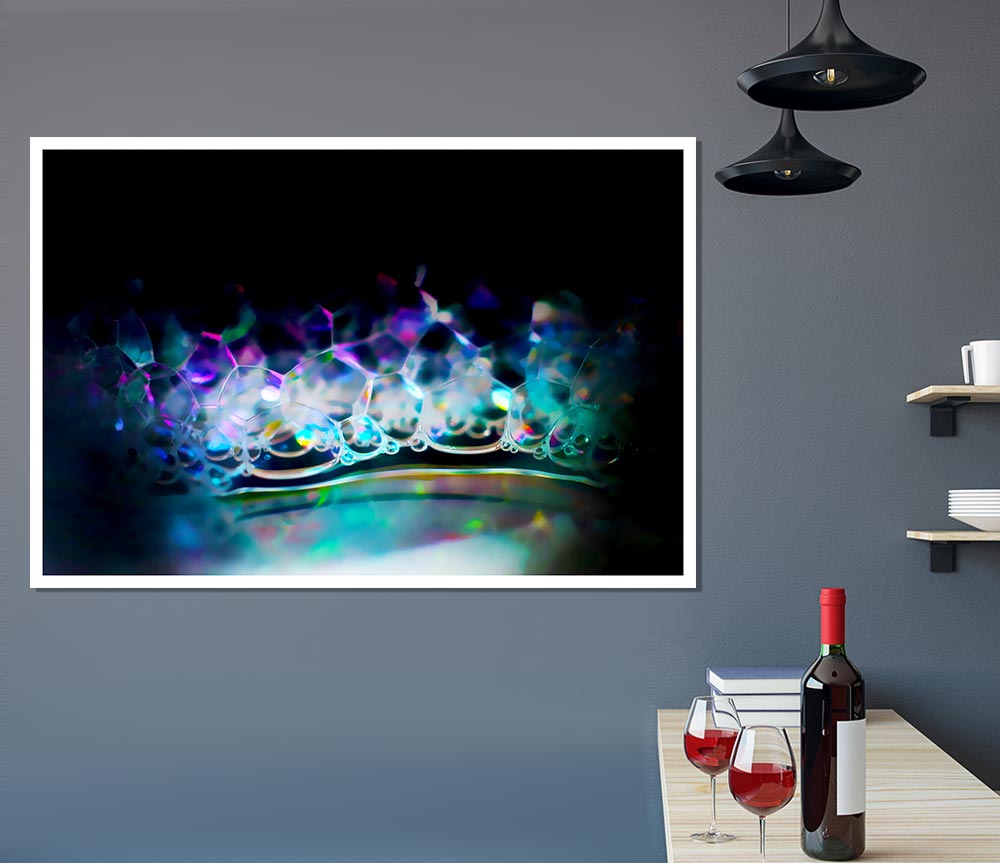 Bubble Oil Print Poster Wall Art