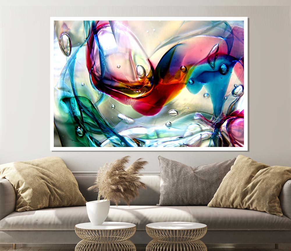 Bubbles 2 Print Poster Wall Art